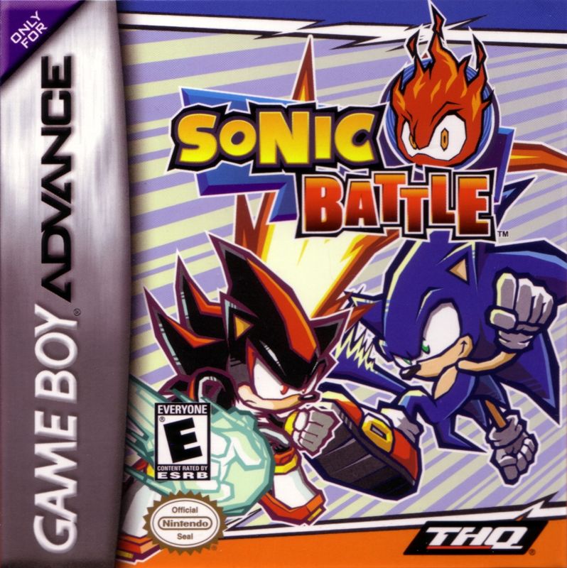 Sonic Battle box art for GameBoy Advance